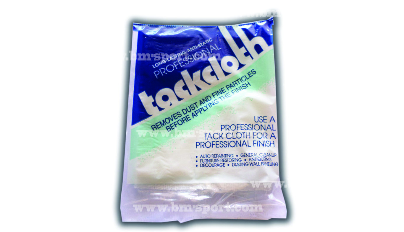 Tackcloth -  removes dust and fine particles 