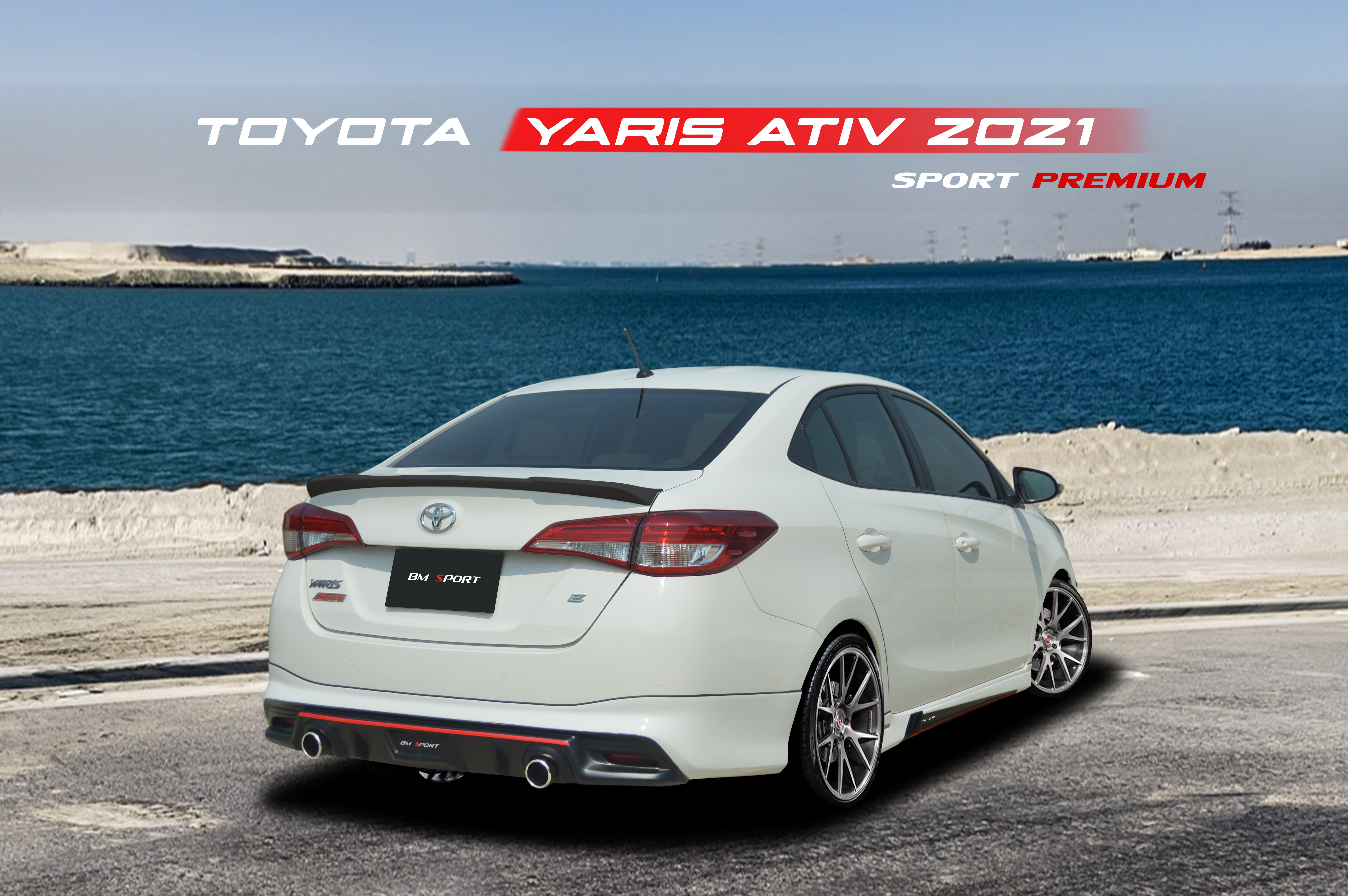  ชุดแต่งรอบคัน NEW YARIS ATIV 2021 (SPORT PREMIUM)