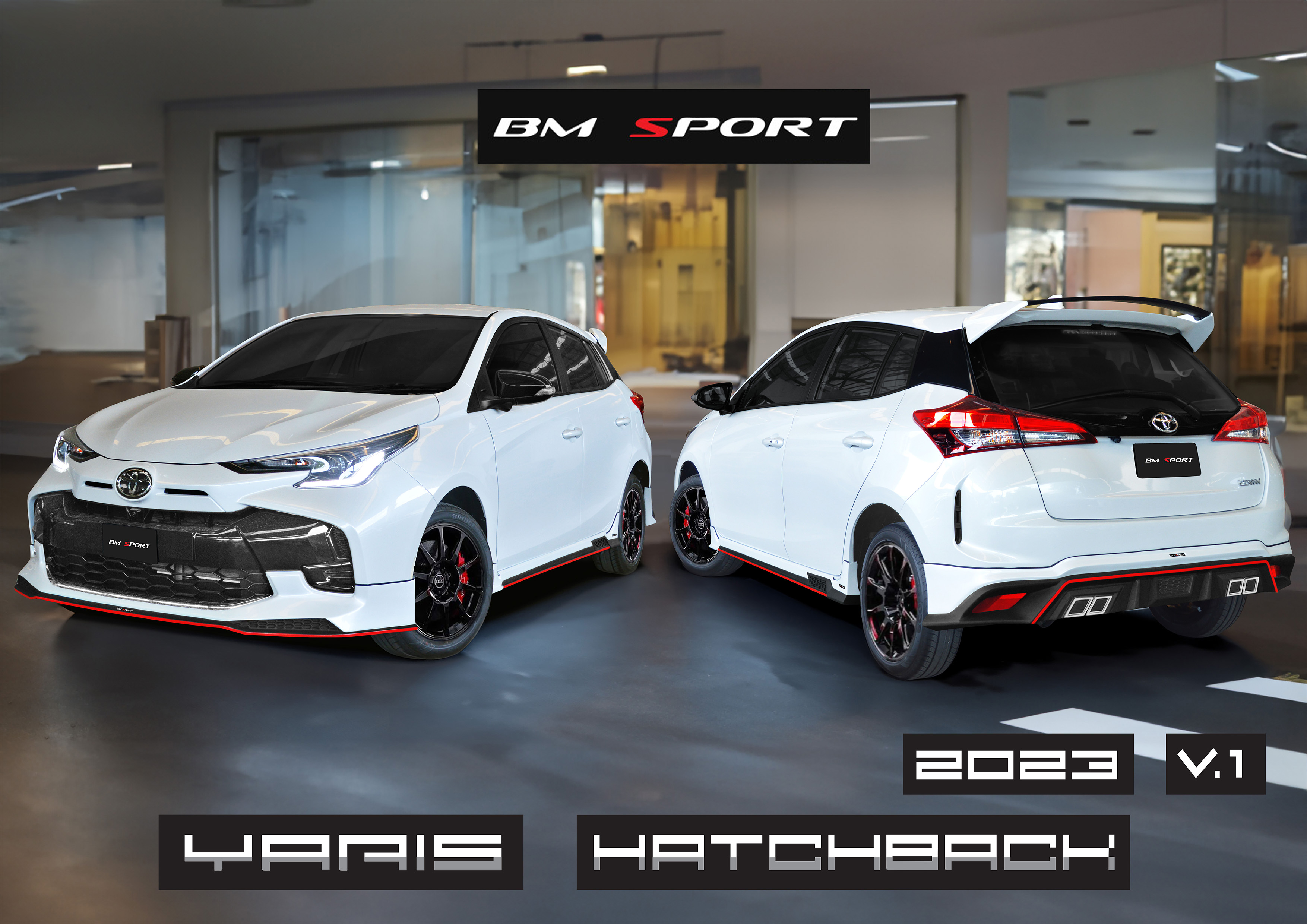  ชุดแต่งรอบคัน NEW YARIS HATCHBACK 2023 V.1