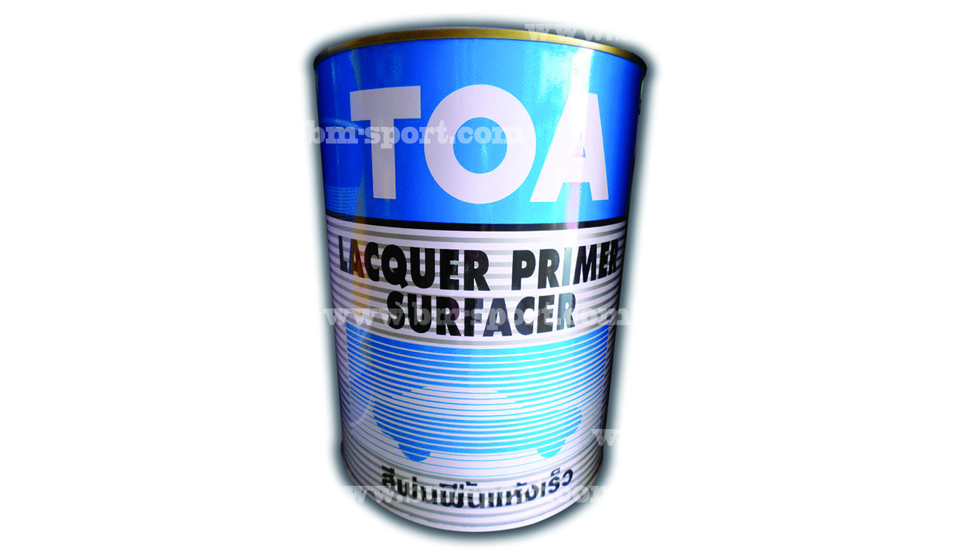 TOA Lacquer Primer Surfacer สีพ่นพื้นแห้งเร็ว ขนาด 3.785 กล.